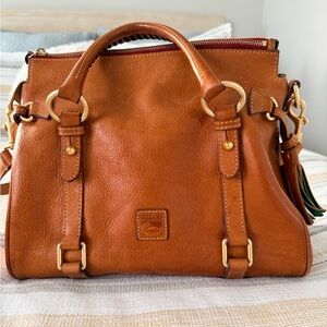 Dooney & Bourke Tan Leather Satchel